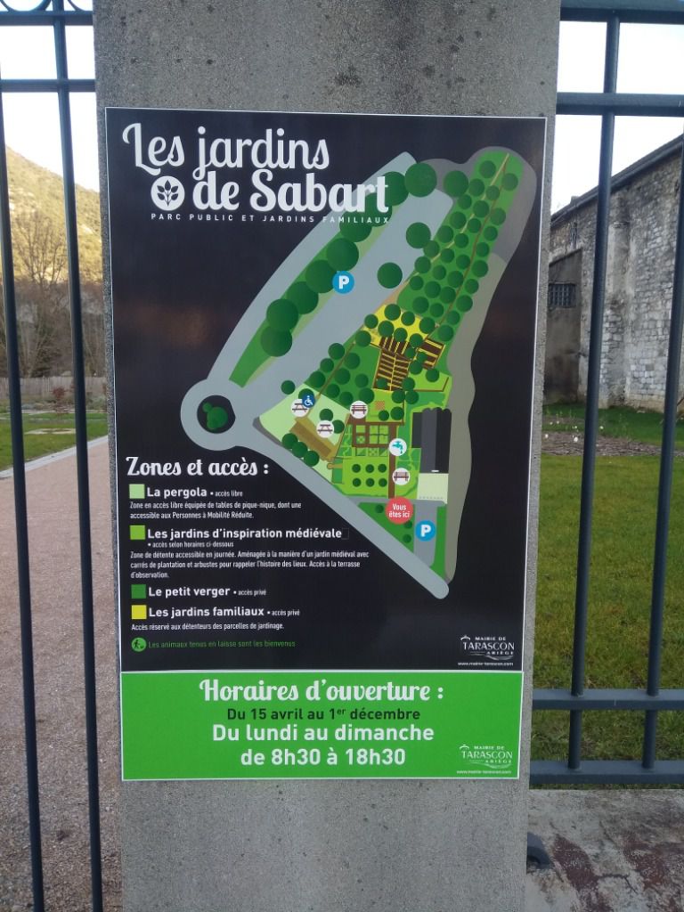 La 'Pépinière Collective' s'intègre dans les nouveaux Jardins Municipaux de Sabart, à Tarascon sur Ariège