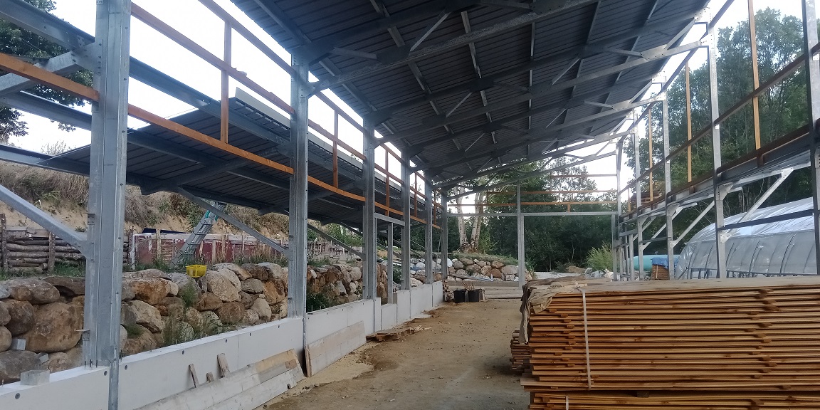 Chantier Bâtiment Agricole Cabus Octobre 2021